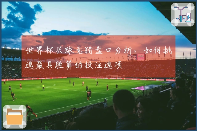 世界杯买球竞猜盘口分析，如何挑选最具胜算的投注选项